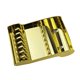 thumbnail image 5 of Tijeras Antideslizantes Para El Cabello, Tienda, Soporte Para Tijeras Para Cortar El Cabello, Bandeja, Oro, 5 of 5
