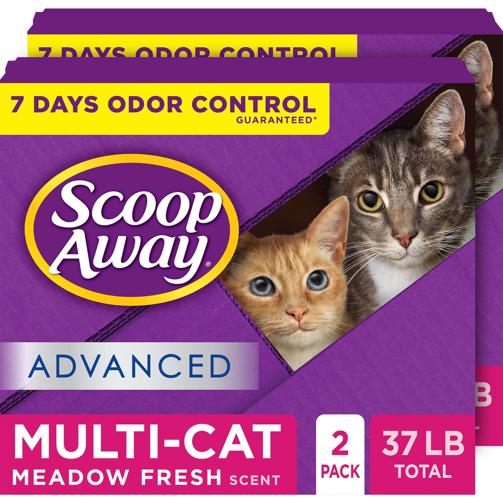 Arena Para Gatos Scoop Away Advanced Multi-cat, 8,4 Kg, Paquete De 2