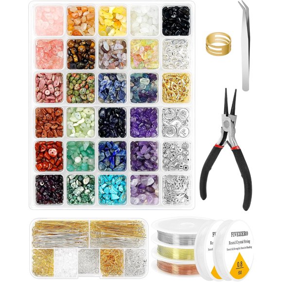 Kit para Hacer Joyas FIVEIZERO de 1956 Piezas con 1000 Piedras