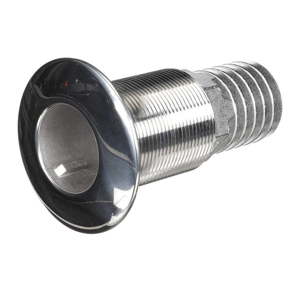 Thru-Hull Attwood 66551-3 de acero inoxidable de 1 1/2 pulgadas