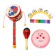 thumbnail image 2 of Juego De Instrumentos Musicales De Percusión De Madera De 4 Piezas Para Fiesta De Bebé Recién Nacido Estilo A, 2 of 3