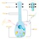 thumbnail image 3 of Guitarra de juguete YOLOPARK 17 Kids para niñas y niños con 4 cuerdas azul, 3 of 7