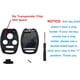 thumbnail image 3 of carcasa de repuesto para llavero de coche compatible con Honda Accord 2008-2012, Civic EX 2006-2013, Pilot 2009-2015, 4 botones, entrada sin llave, mando a distancia., 3 of 7