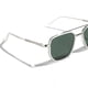 thumbnail image 4 of Gafas De Sol Polarizadas Tr90 Vintage Cuadradas Plateadas, 4 of 8