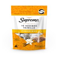 Té Pirámide Rooibos Vainilla Bolsa 10 Un Supremo