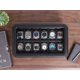 thumbnail image 4 of Caja de Relojes ROTHWELL 12 Ranuras Cuero Negro/Gris, 4 of 9