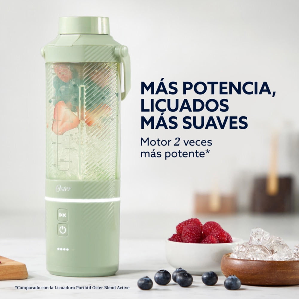 Oster Licuadora Portátil GoMAX 590 ml Verde BLSTGFP-M20, foto 4