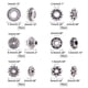 thumbnail image 3 of Spacer Beads PH PandaHall, plata envejecida, aleación tibetana, 300 unidades, 3 of 9