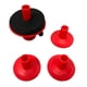 thumbnail image 3 of Hi Hat Stand Cymbal Drum Set Kit Drum Percusión Accesorios Cymbal Sleeves Red, 3 of 5