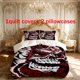 thumbnail image 1 of 3pcs Dark Skull Art Themed Printed Bedding Set Including a Duvet Cover And Pillowcases, 1 of 5