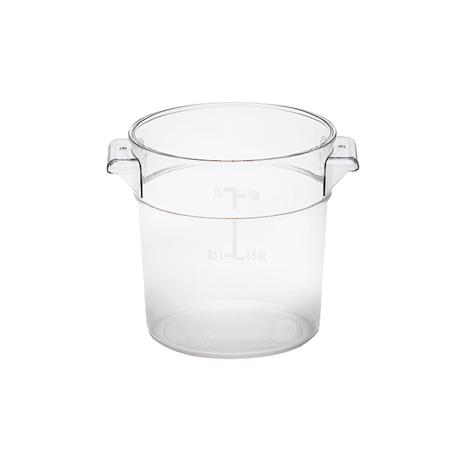 Gastroplast - Recipiente Policarbonato Redondo 0.95 Litros Sin Tapa