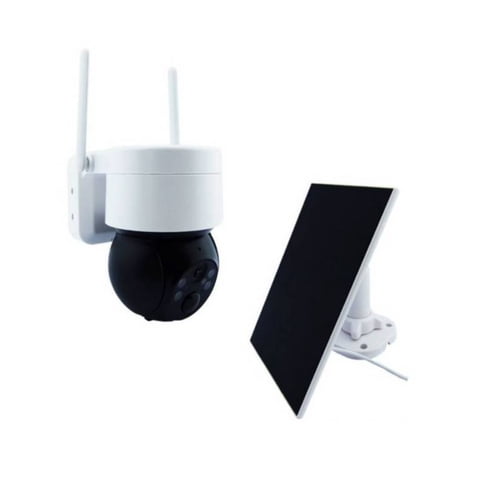 Importclick - Cámara Ip 1080 Solar Led Wifi Nocturna 360°