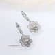 thumbnail image 4 of Shiny Zircon Flower Hook Earrings for Women - Perfect for Daily Wear and Gift Giving, 4 of 4