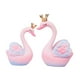 thumbnail image 2 of 2x Mini Figuras De Cisne De Pareja Adorno De Mesa Moderno Para El Escritorio Del Hogar Dormitorio Rosa, 2 of 3