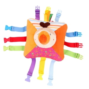 Magideal - Montessori Hebilla Juguetes Educativos Para Edades Tempranas Desarrollar Habilidades Motoras Hebilla Almohada Habilidad Básica Para La Vida Juguetes A Pájaro