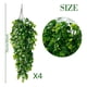 thumbnail image 2 of 4pcs Planta Colgante Artificiales Hojas Redonda De Eucalipto, 2 of 10
