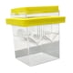 thumbnail image 1 of Caja de crianza flotante Caja reproductora de peces Nurserería Separación Hatchery Caja de aislamiento de pescado para pescados para bebés Camarones, Amarillo, 1 of 5