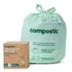 thumbnail image 1 of Bolsas de basura Compostic Home, compostables, 13 galones, 100 unidades, 1 of 8