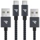 thumbnail image 1 of Cable micro USB RAMPOW [paquete de 2 paquetes/1 m] QC 3.0 de carga y sincronización rápidas, 1 of 7