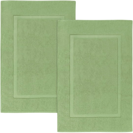 Alfombra De Baño Utopia Towels Con Bandas De Algodón, 100% Algodón Hilado En Anillos