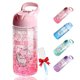 thumbnail image 1 of Botella de agua OOTD Unicorn para niñas de 400 ml con pajita y candado, 1 of 7