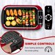 thumbnail image 4 of Parrilla Interior Techwood 1500W Sin Humo con Tapa de Vidrio Roja, 4 of 7