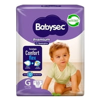Babysec Premium - Talla G -18 Uds.