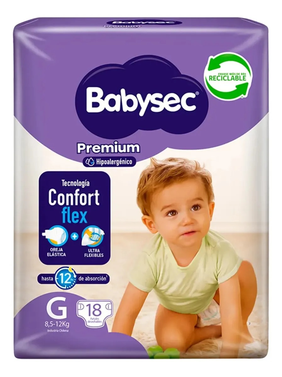 Babysec Premium - Talla G -18 Uds.