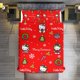 thumbnail image 1 of Merry Christmas Hello Kitty Snowflake 3 Pieces Duvet Cover Set Full Size Super Soft Fade Resistant Microfiber, 1 of 4