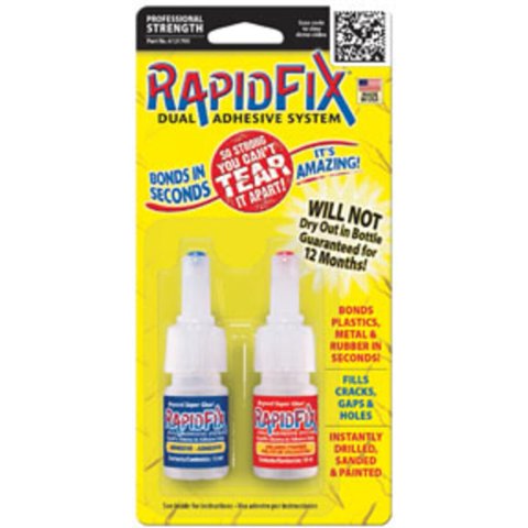 Paquete De Blíster Automotriz Adhesive Rapidfix Rapidfix De 10 Ml