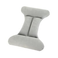 Bothyi - Almohada De Apoyo Para La Espalda, Cojín Portátil Para La Cintura, Para Viajes De Negocios, Uso En El Hogar Y La Oficina, Color Gris