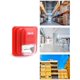 thumbnail image 5 of Alarma de incendio QWORK WD8912, 12/24 V DC, con cable, sonido y luz, paquete de 2, 5 of 8