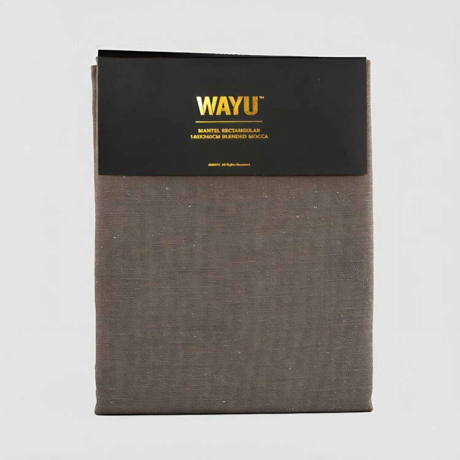 Wayu - Mantel Rectangular 140 X 240cm Gris Lino Blended