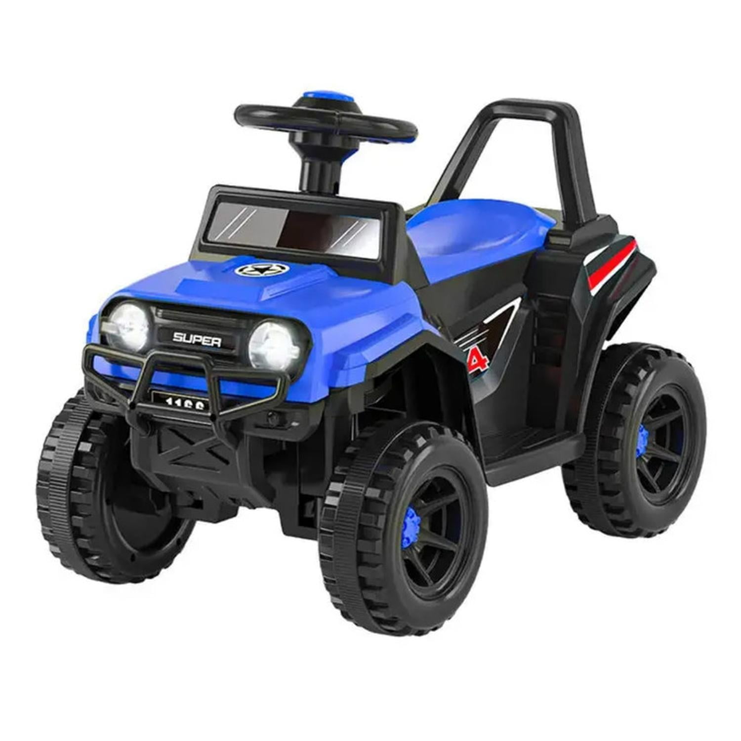 Auckland Outdoor - Moto Electrica Bateria Jeep Niño Luces Y Sonido 1166 Azul