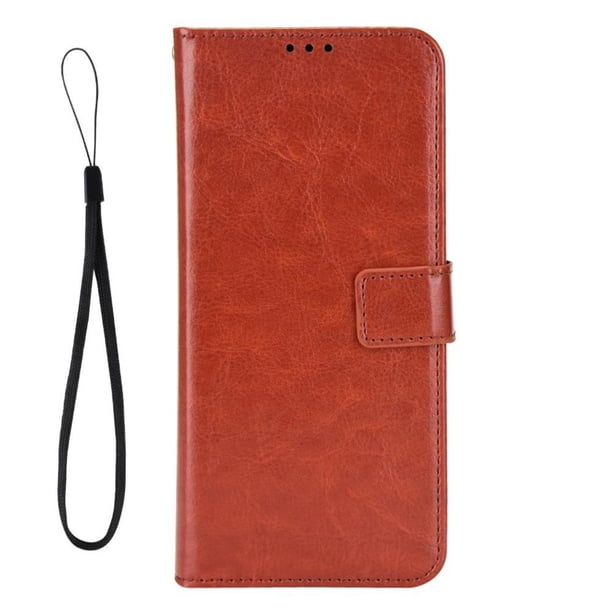 Funda tipo libro para Nokia C22, cartera todo‑en‑uno, funda multifuncional con tarjetero y correa de muñeca desmontable
