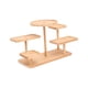 thumbnail image 4 of Bandeja De Exhibición Resistente Con Niveles Para Mesa, Para Colección De Muñecas, Figuras, Maquillaje, Madera Simple, 4 of 5