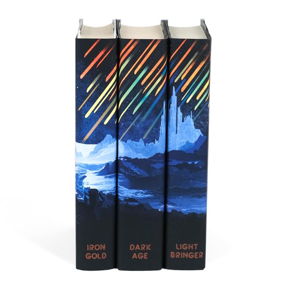 Colección de libros Juniper Books Red Rising 3 volúmenes Iron Gold+