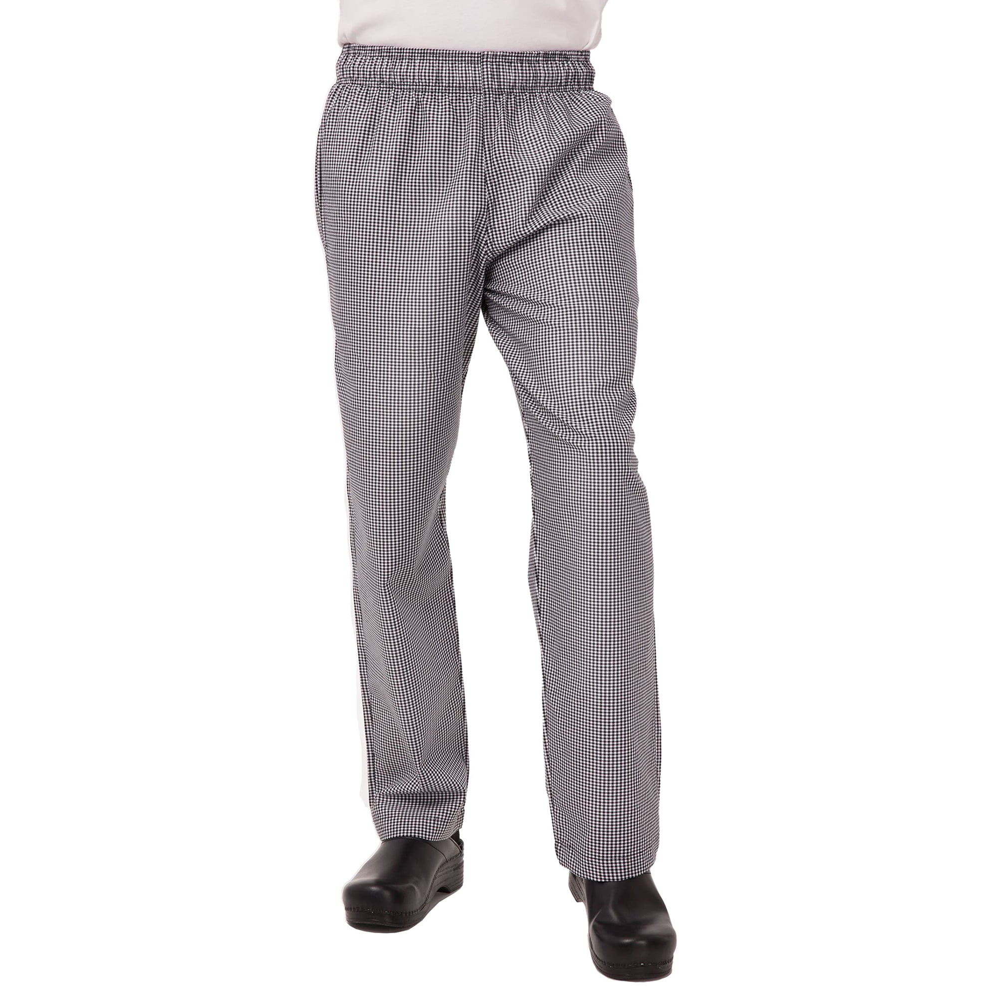 Pantalones Holgados De Chef Chef Works Small Check Para Hombre, Tamaño 6xl
