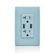 thumbnail image 2 of Cargador USB/enchufe dúplex resistente a manipulaciones Leviton Renu, 2 of 2