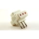 thumbnail image 1 of Enchufe Triple Con Proteccion marfil, 1 of 1