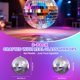 thumbnail image 4 of Bola de Discoteca Youdepot 10 cm Paquete de 2 con Cuerda para Decoración de Fiesta, 4 of 6