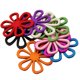 thumbnail image 1 of Los granos de las flores de madera 50X mezclan el color que rebordea para DIY que hace los juguetes de los ni?os de la joyería, 1 of 5