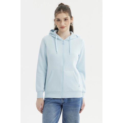Fashionspark - Polerón Mujer Abierto Hodie Celeste