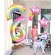 thumbnail image 3 of Set de globos de fiesta DANIUBE unicornio arcoíris número 6, 3 of 6