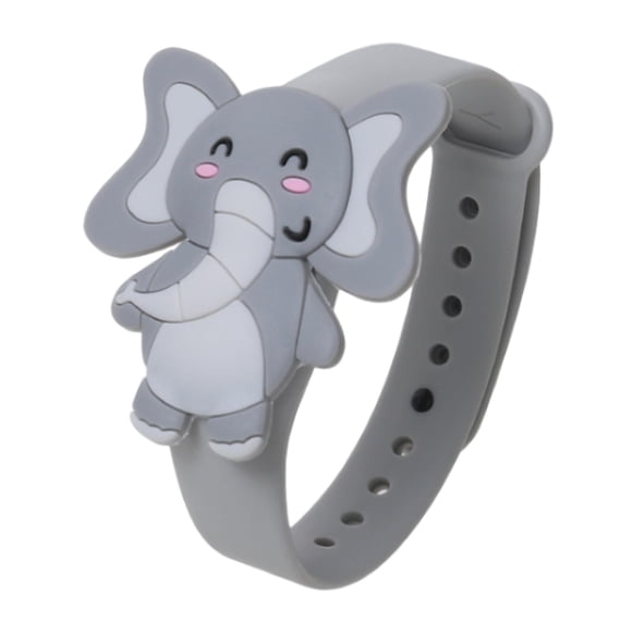 Pulsera Repelente De Mosquitos De Aceite Esencial De Dibujos Animados Para Niños Adultos Elefante