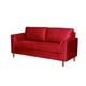 thumbnail image 2 of Sofá Milan 2C Con Resortes Pocket Cuero Kentucky Rojo, 2 of 3