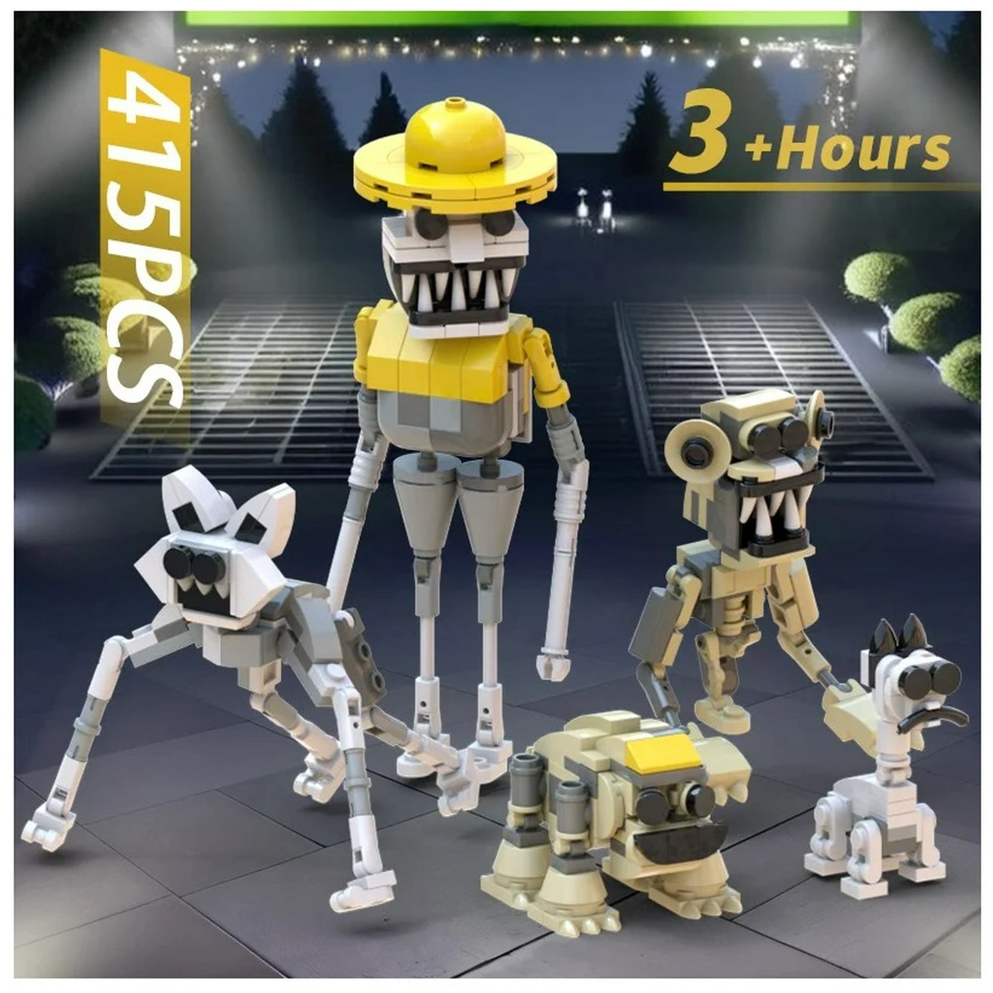 Genérica - Set De Bloques Zoonomaly Gran Tamaño Para Construir