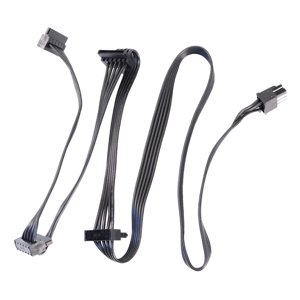 Magideal - Cable De Alimentación Cable Adaptador De Alimentación Pci E 6 Pines 12V Dc Splitter Portátil Cable De Alimentación 6Pin A 4Sata Cable De Alimentación