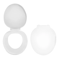 Genérico - Tapa Asiento Fantasia Para Wc Blanca