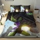 thumbnail image 1 of She-Hulk Conjunto de sábanas temático, trío de piezas, cómodo y amigable con la piel, diseño único, regalo de decoración para el hogar para familiares, amigos y fans,173cm *218cm, 1 of 6